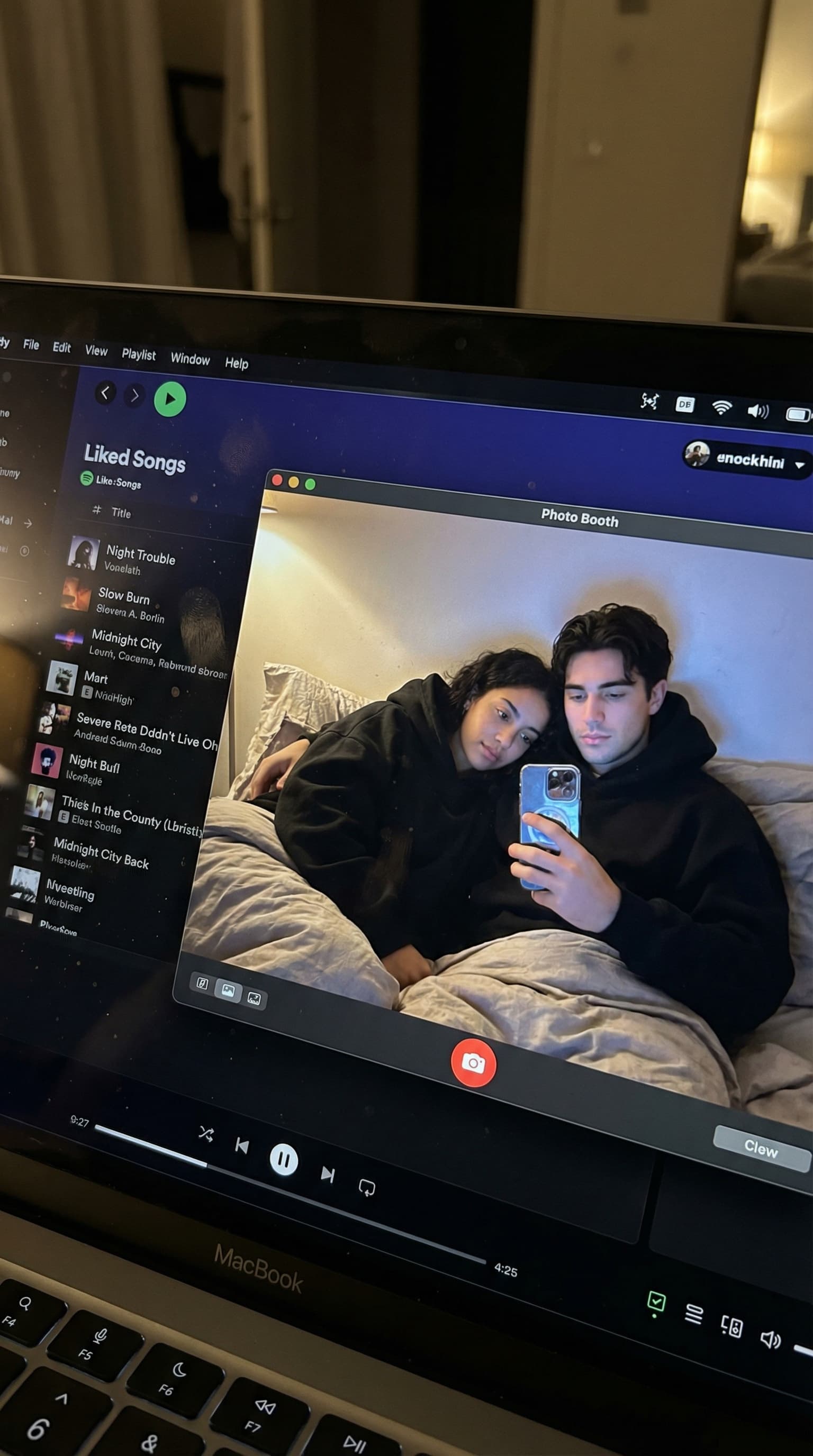 Couple's Late Night Photo Booth Moment