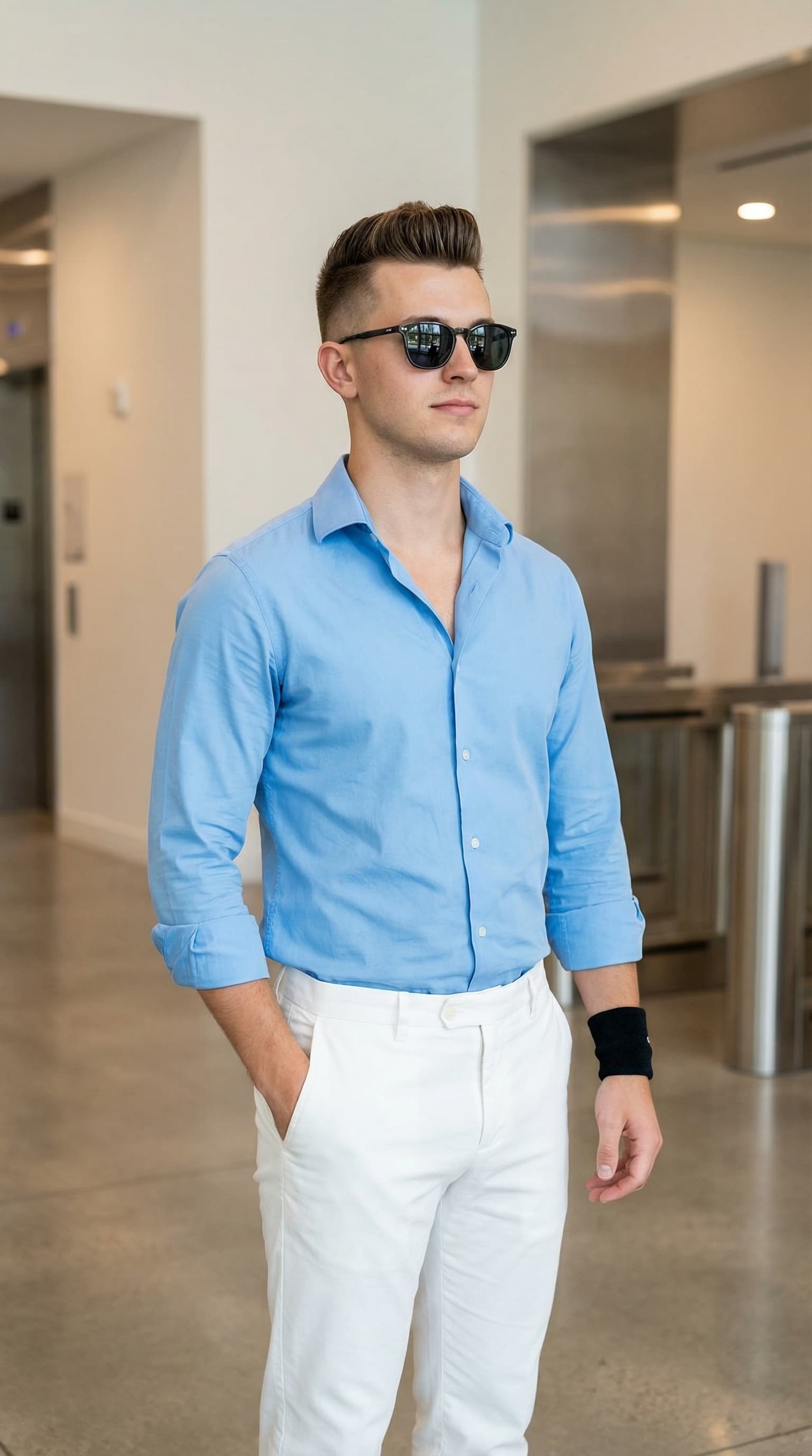 Modern Professional in Casual Office