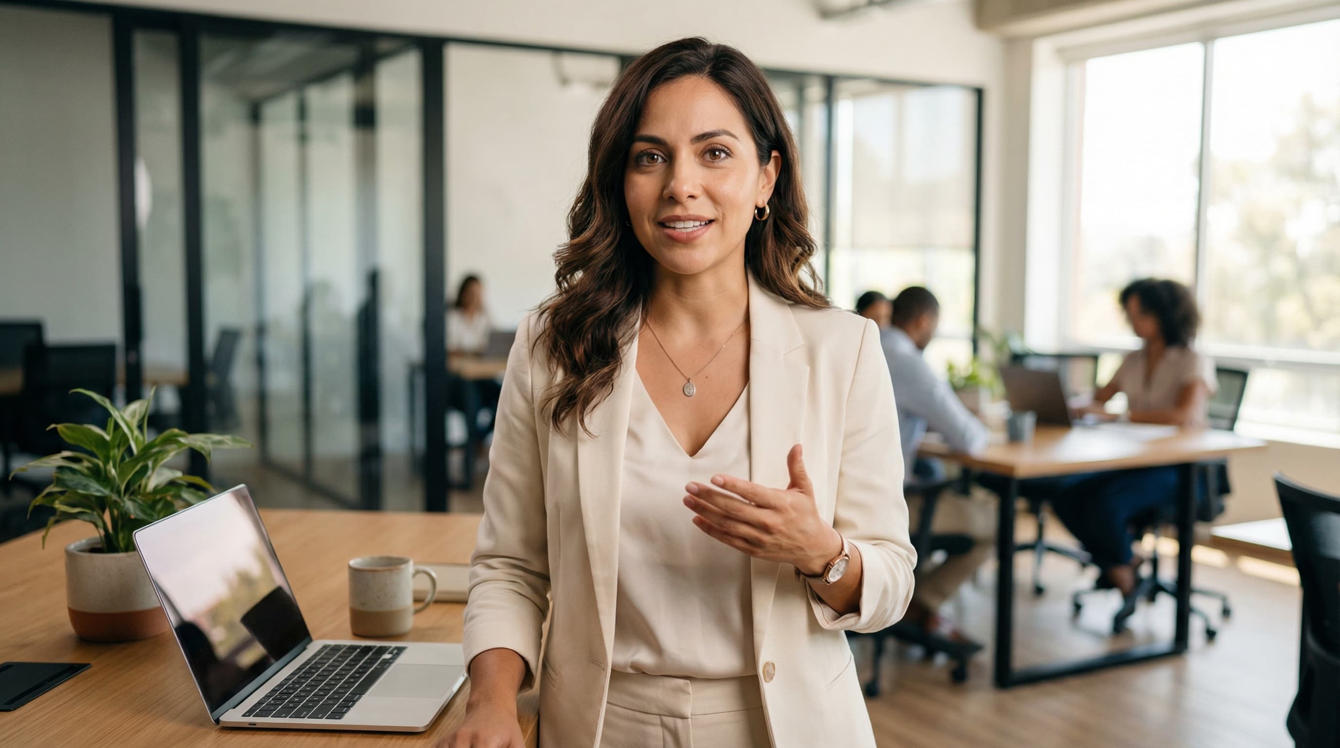 Female Entrepreneur in Modern Co-Working Space