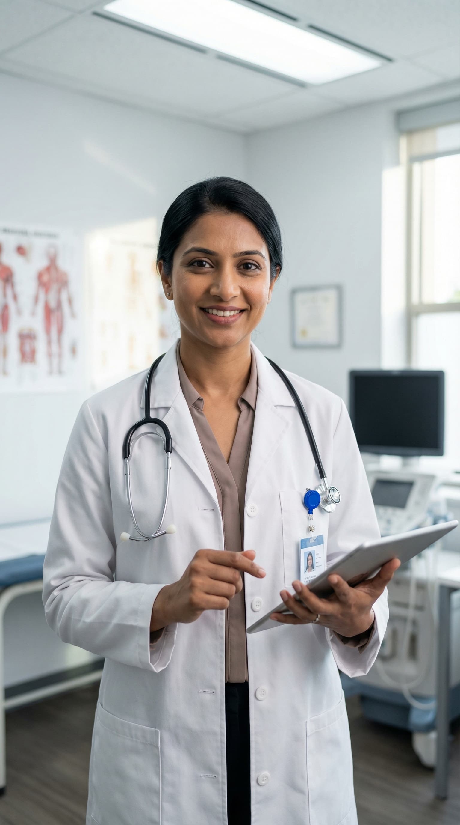 Medical Doctor in Hospital Consultation Room